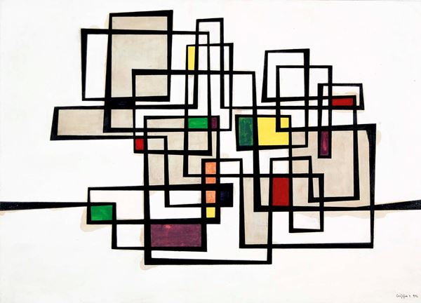 ROBERTO CRIPPA - Composizione geometrica 1950