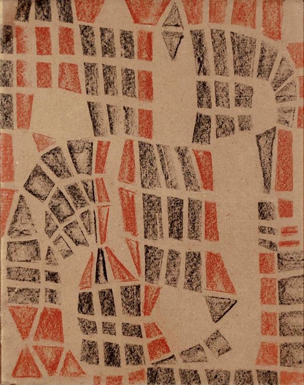 CORRADO CAGLI - Composizione astratta 1949