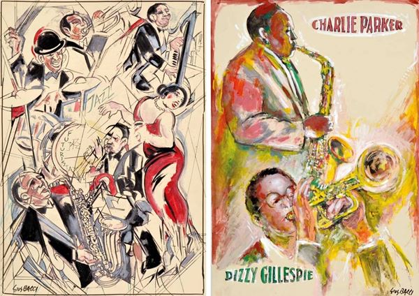 GIUSEPPE BACCI - Jazz futurista - Charlie Parker Dizzy Gillespie
