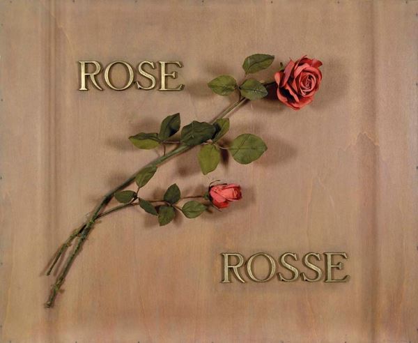 EUGENIO  MICCINI - Rose rosse 1976