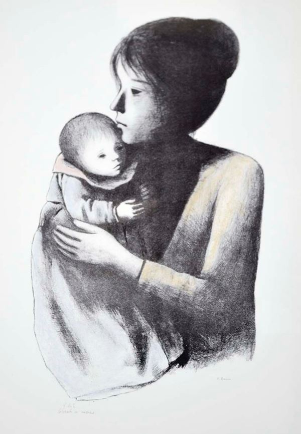 XAVIER BUENO - Maternità 1970