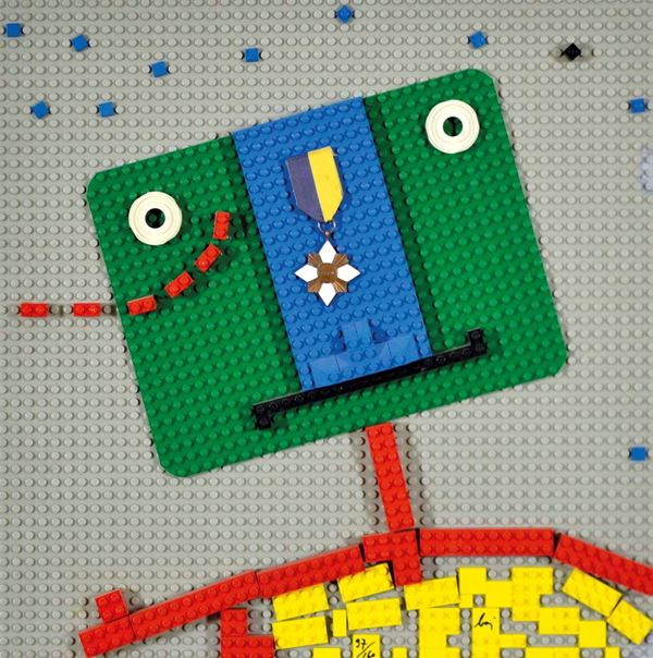 ENRICO BAJ - Lego system and C° 1973