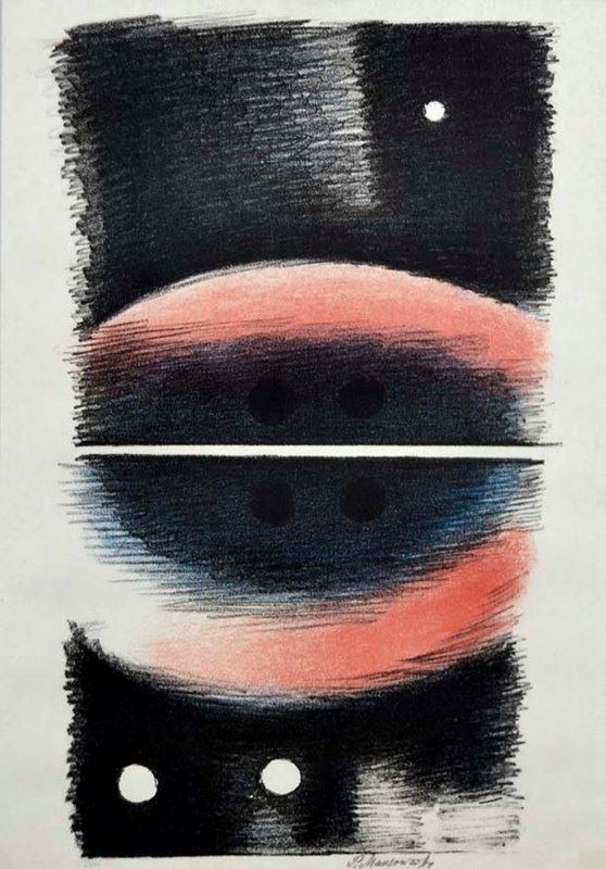 PAUL MANSOUROFF : senza titolo  - litografia es. 53/75 - Asta Asta di Arte Moderna e Contemporanea - Fidesarte - Casa d'aste