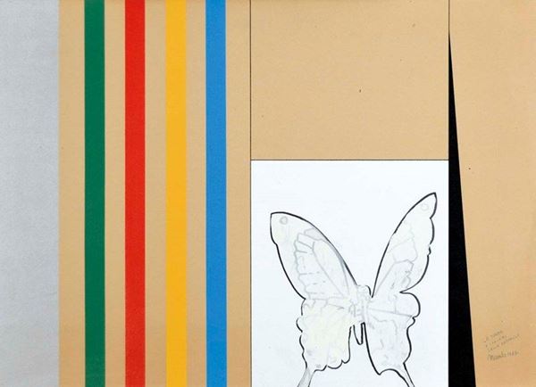 RENATO  MAMBOR - La forma e i colori della farfalla 1967