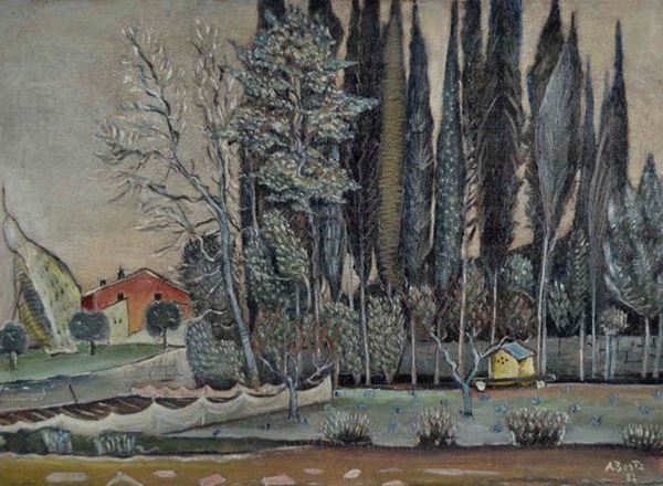 ANTONIO BERTI - Paesaggio 1932