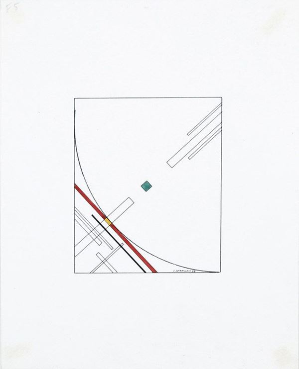 LUIGI VERONESI - Composizione geometrica 1979