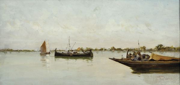 Barche in laguna (1990)