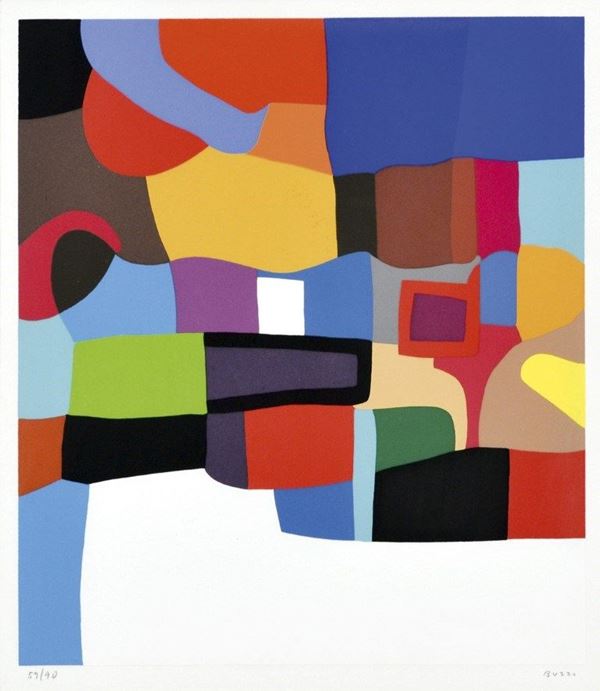 ALBERTO BURRI - Serigrafia 2D