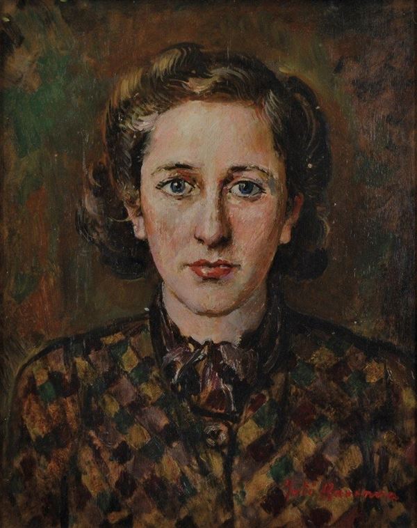 JUTI RAVENNA - Ritratto di Rina Cancian (fine anni '40)