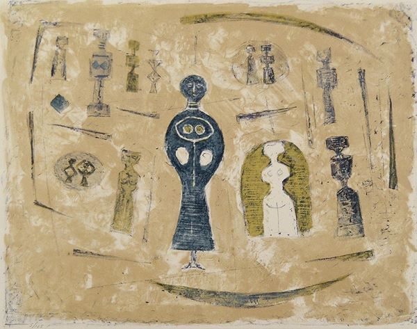 MASSIMO CAMPIGLI - La dama blu 1962