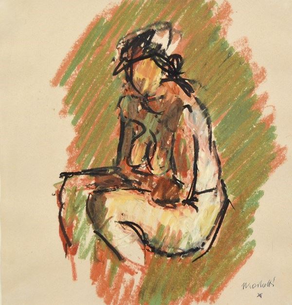 ENNIO MORLOTTI - Nudo 1988