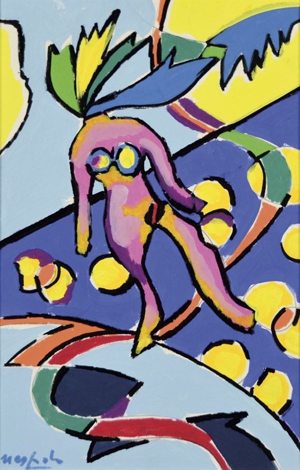 UGO NESPOLO - Eva in volo 1986