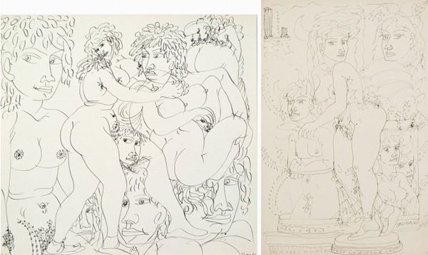 TONO ZANCANARO - Figure 1956 - Selinuntea 1966