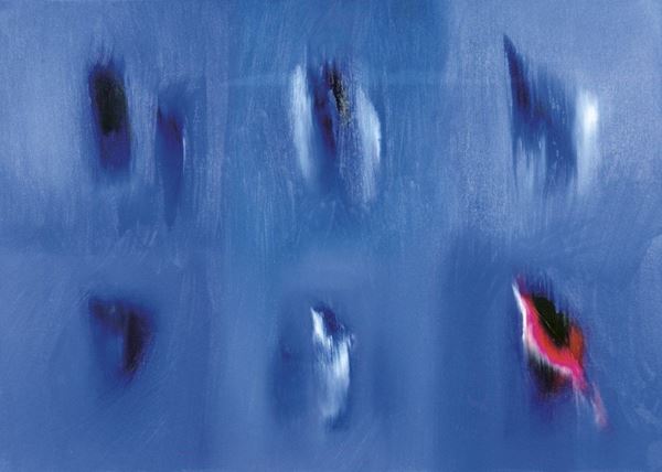 ENNIO FINZI - Architetture del colore in blu 1997