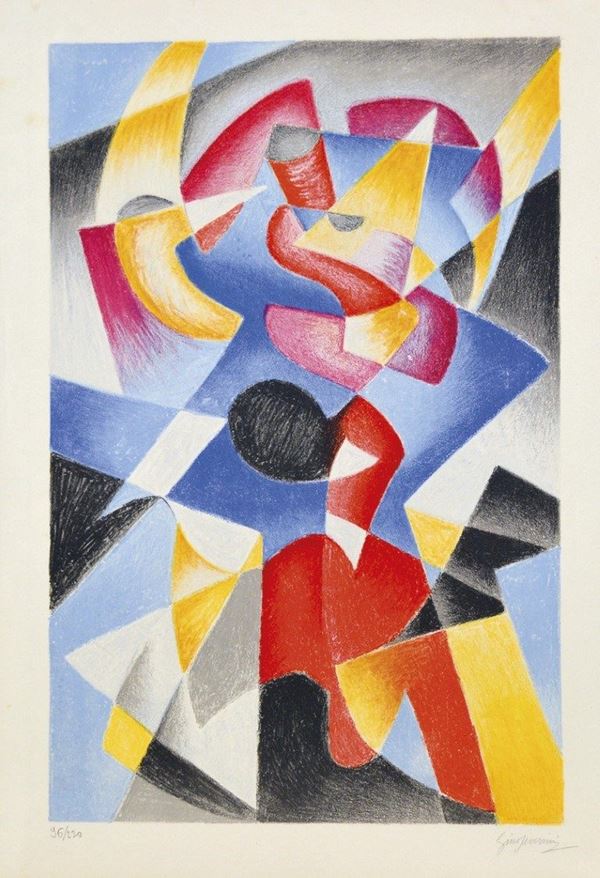 GINO SEVERINI - Composition 1955