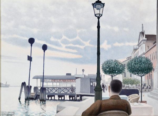 CAGNACCIO DI SAN PIETRO - Tramonto dai Gesuati 1939