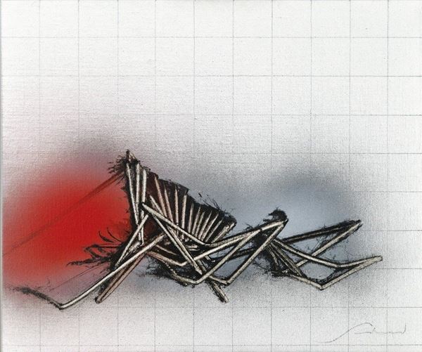 EMILIO SCANAVINO - Bestiario n. 5 1984