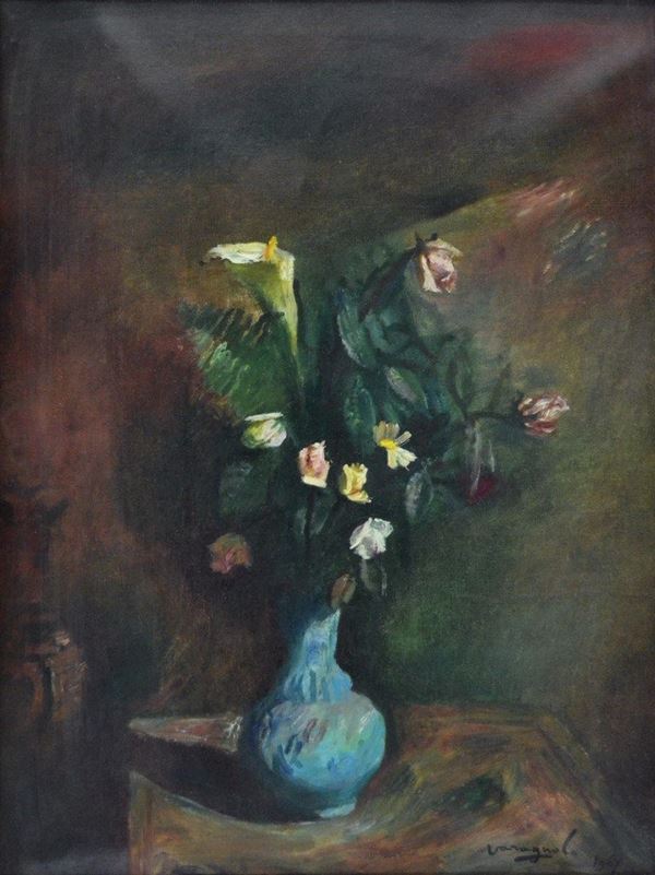 MARIO VARAGNOLO - Vaso di fiori 1967