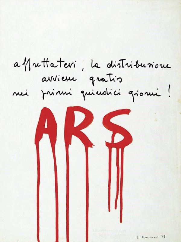 LUCIA  MARCUCCI - Ars 1978