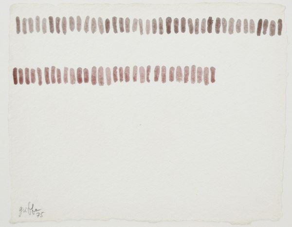 GIORGIO  GRIFFA - senza titolo 1975
