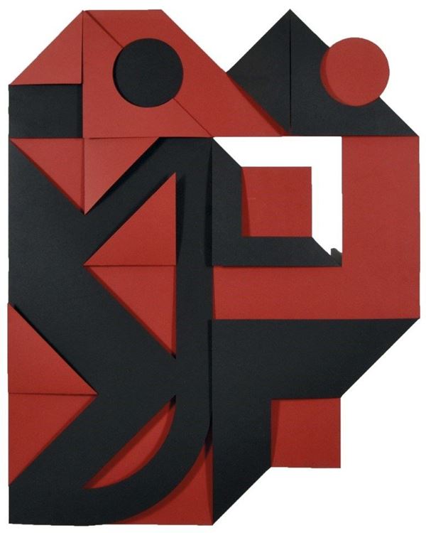 ENRICO  CASTELLANI - Rosso nero 1999