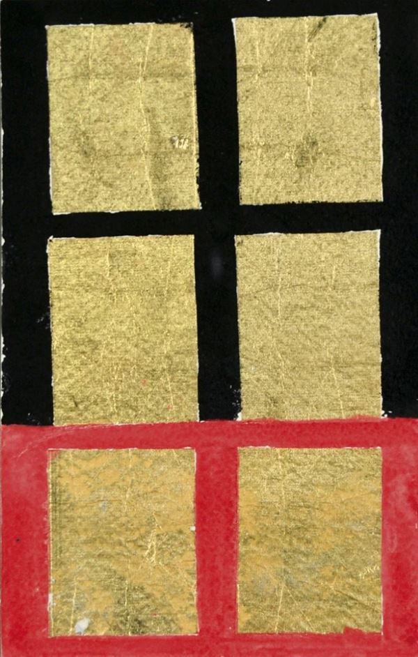 REMO BIANCO - Tableau dorè 1980