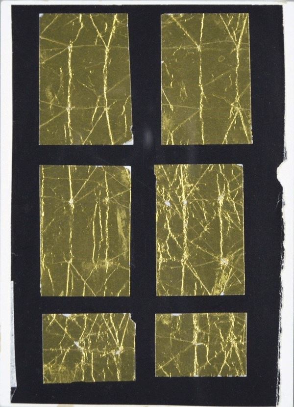 REMO BIANCO - Tableau dorè 1980