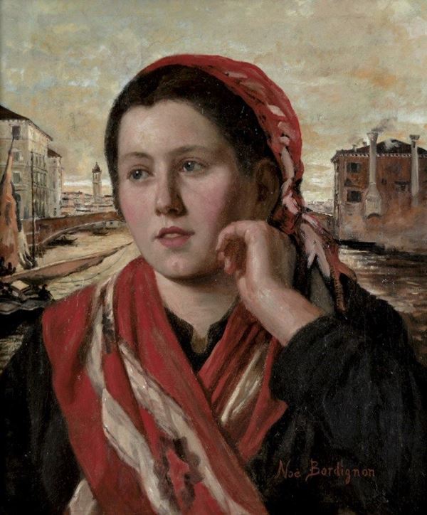 NOE' BORDIGNON - Giovane popolana a Venezia