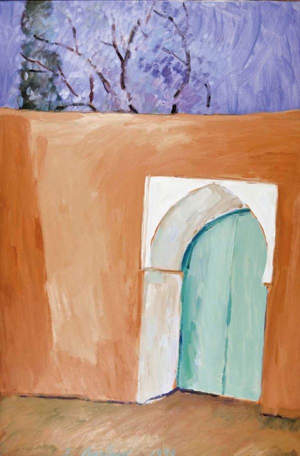 SAVERIO BARBARO - Porta verde a Marrakech 1999