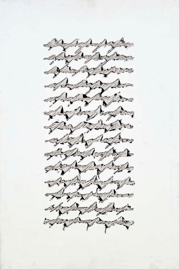 ALFREDO RAPETTI - Lettera in campo bianco 2003