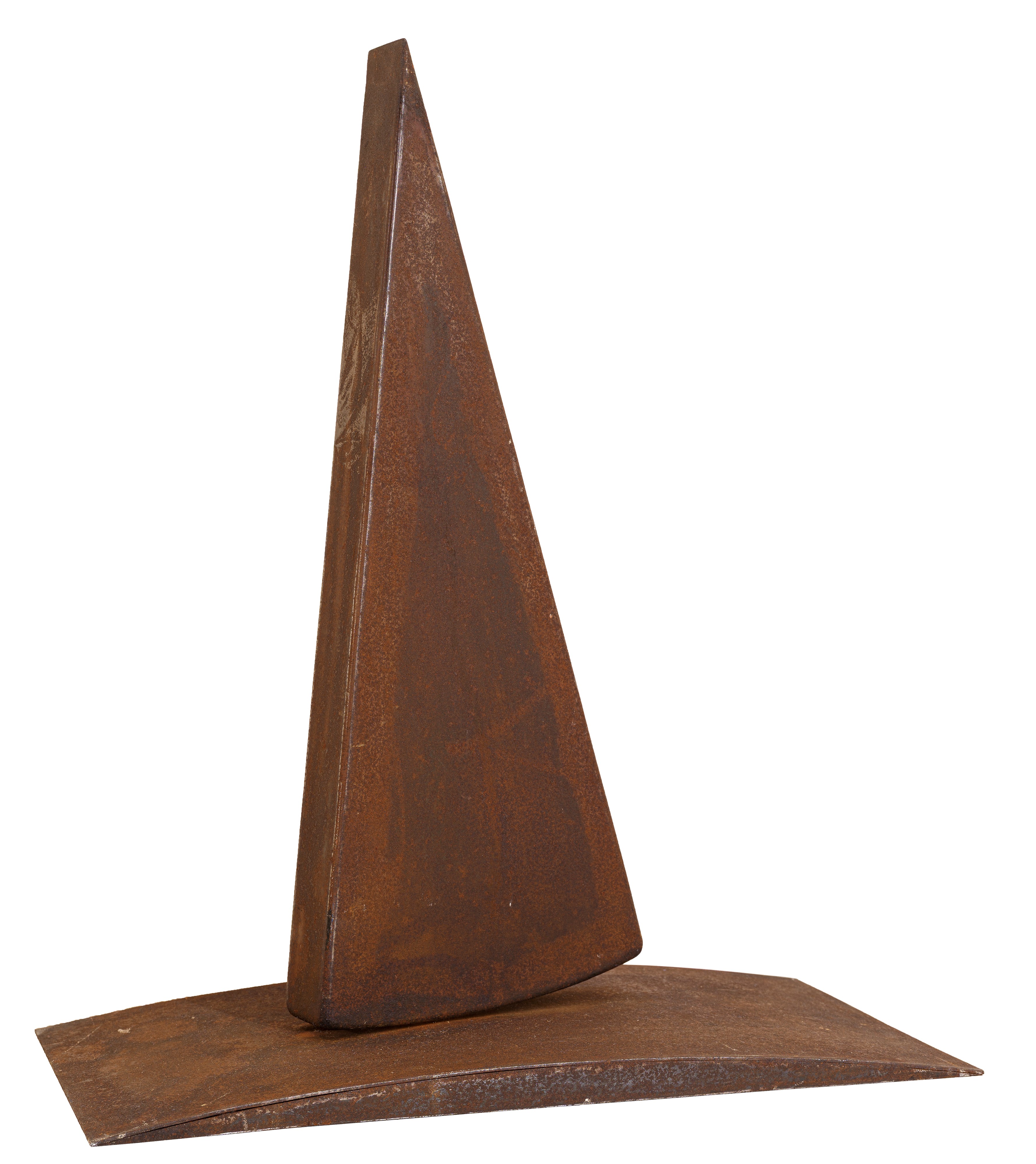 Mauro Staccioli - Vela (scultura in acciaio corten, es. 1/5)