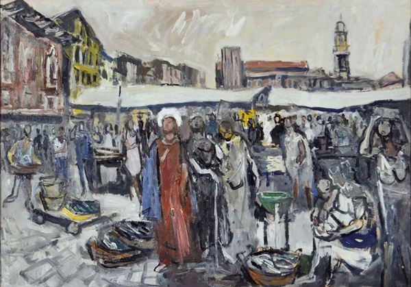 CARLO DALLA ZORZA - Gesù e i due ciechi 1965-66
