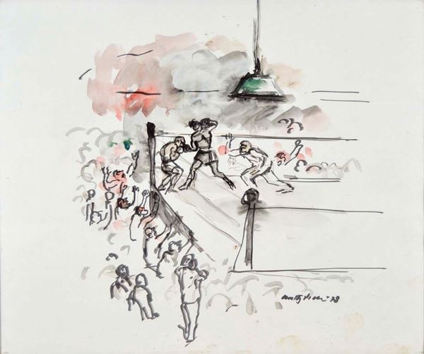 WALTER PIACESI - Boxeur 1978