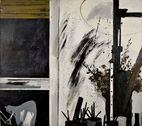 ADOLFO BORGOGNONI - Interno di sera 1967