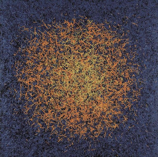 ROBERTO ARDOVINO : Energia cosmica  (2015)  - tecnica mista e collage su tela - Auction 71° Asta di Arte Moderna e Contemporanea - Fidesarte - Casa d'aste
