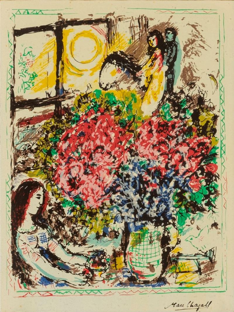 Donna con fiori
