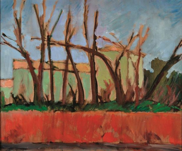 NANDO COLETTI : Paesaggio  - olio su tavola - Auction 71° Asta di Arte Moderna e Contemporanea - Fidesarte - Casa d'aste