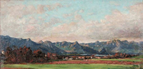LUIGI CIMA : Paesaggio della valbelluna  ((anni '30))  - olio su tela - Asta 71° Asta di Arte Moderna e Contemporanea - Fidesarte - Casa d'aste