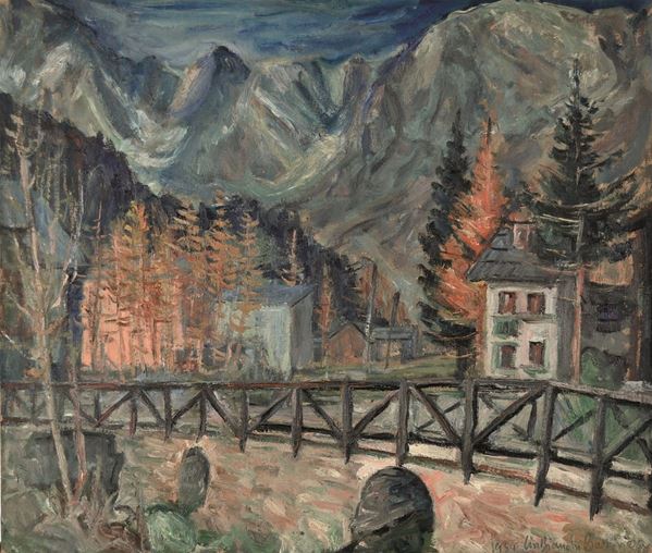 LINO BIANCHI BARRIVIERA - Il ponte di Macugnaga
