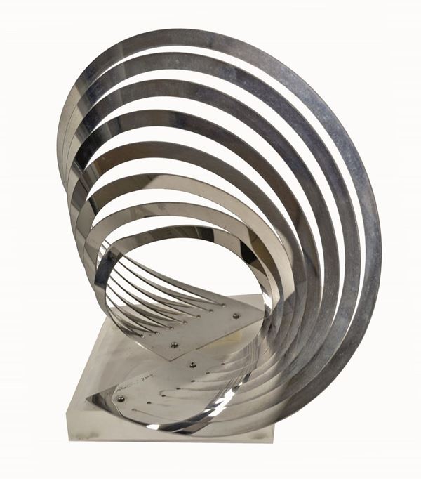 NADIA  COSTANTINI : Torsioni  (2009)  - scultura in acciaio inox a taglio laser - Auction 72° Asta di Arte Moderna e Contemporanea - Fidesarte - Casa d'aste