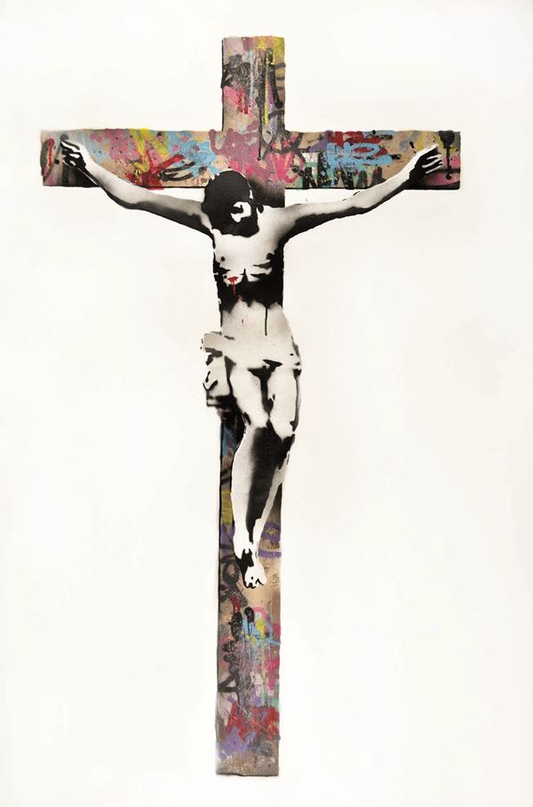 KENNY RANDOM - Crucifixion color