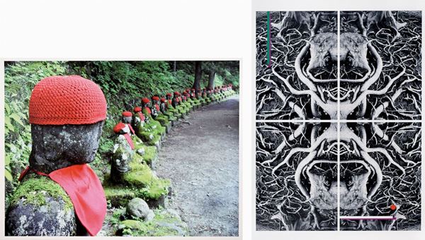DAVIDE BASSI : "Radici" - "Jizo grande"  (2014)  - lotto di 2 stampe digitali su forex - Auction ASTA 73 A TEMPO DI GRAFICA - I - Fidesarte - Casa d'aste