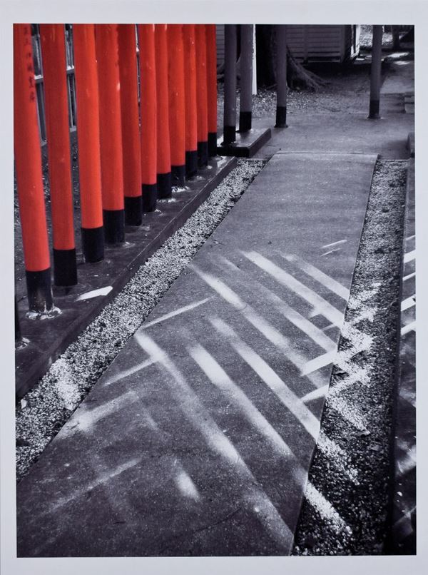 DAVIDE BASSI : Ombre rosse  (2014)  - stampa digitale su forex - Auction ASTA 73 A TEMPO DI GRAFICA - I - Fidesarte - Casa d'aste