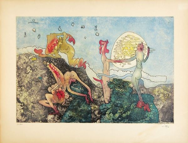 ROBERTO SEBASTIAN   MATTA - senza titolo