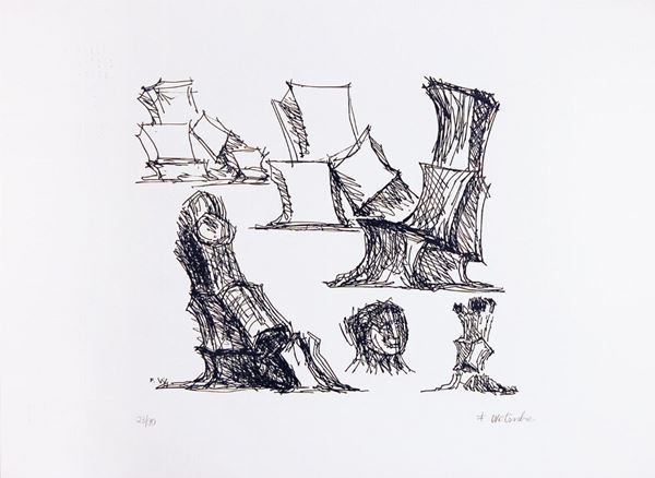 FRITZ WOTRUBA - Hommage a Picasso