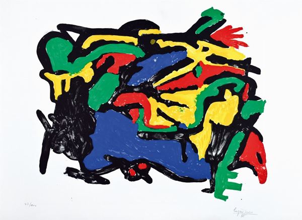 EUGENE IONESCO : Alexandre  (1985)  - litografia su carta rives es. 47/100 - Auction ASTA 73 A TEMPO DI GRAFICA - I - Fidesarte - Casa d'aste
