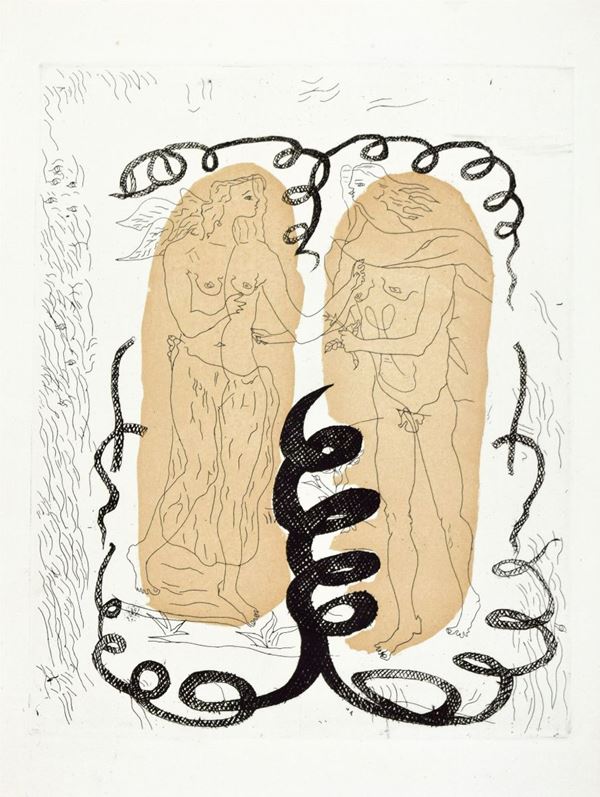GEORGES BRAQUE : Hesiode - Theogonie  (1955)  - acquaforte es. 146/150 - Auction ASTA 73 A TEMPO DI GRAFICA - I - Fidesarte - Casa d'aste