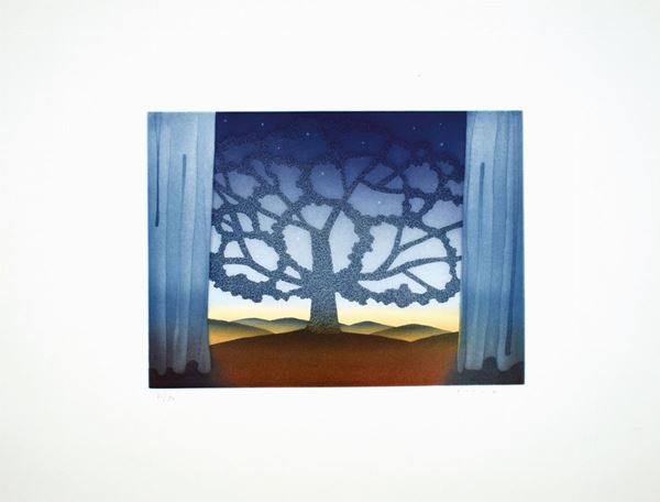 JEAN MICHEL FOLON : Sipario  (1983)  - acquaforte acquatinta es. 71/90 - Auction ASTA 73 A TEMPO DI GRAFICA - I - Fidesarte - Casa d'aste