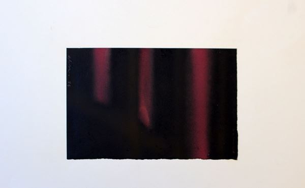 CLAUDIO  OLIVIERI : senza titolo  (1974)  - tecnica mista su carta - Auction 5a Asta Benefica Opere d'Arte - Fidesarte - Casa d'aste