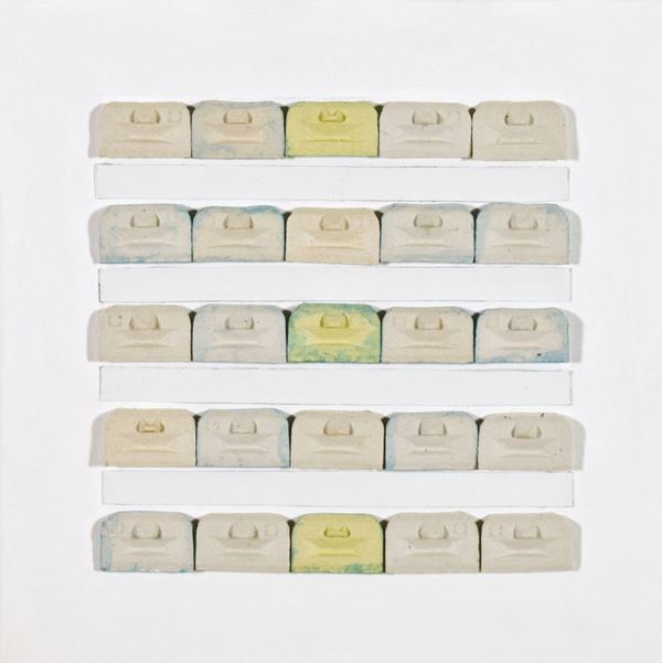 ALICA : Alignement  (2000)  - acrilici tecnica mista e collage su tela - Auction  - I - Fidesarte - Casa d'aste